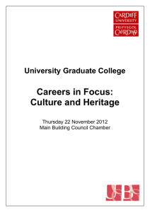 Culture and Heritage - University Graduate College