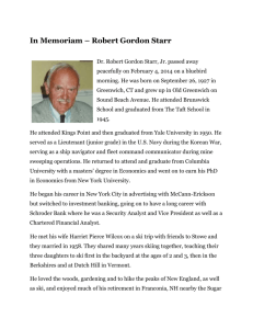 Robert Gordon Starr, Jr.