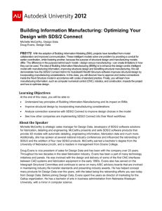 Revit, SDS/2 Connect, and Building Information Manufacturing