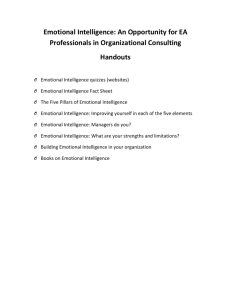 Emotional Intelligence - Employee Assistance Professionals