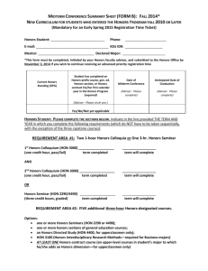 Midterm Conference Summary Sheet (FORM B): Fall 2014* New