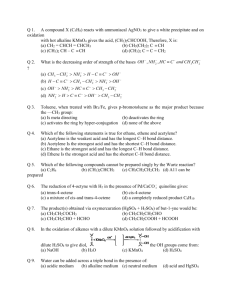 24 Aliphatic and Aromatic Hydrocarbons