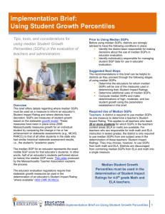 Implementation Brief on Using Student Growth Percentiles