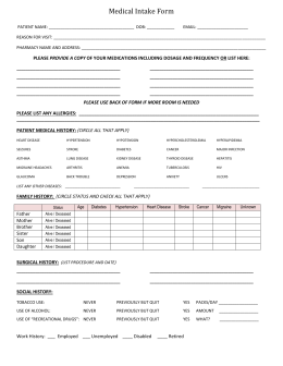 Immediate Family Cardiovascular History