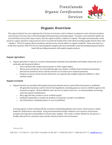 Read overview - Alberta Organic Producers Association