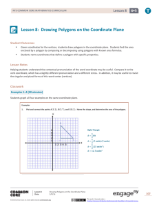 Lesson 8: Drawing Polygons on the Coordinate Plane