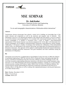 Seminar Notice - Josh Kacher