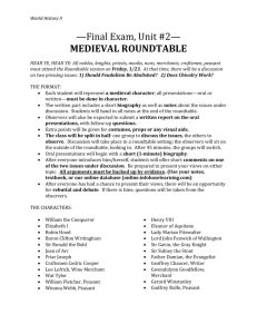 medieval roundtable
