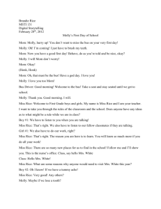 Brandie Rice MSTI 131 Digital Storytelling February 28th, 2012