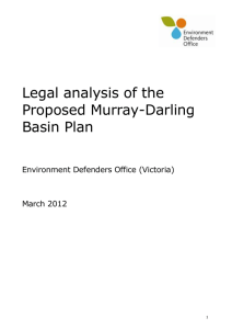 Legal analysis of the Proposed Murray