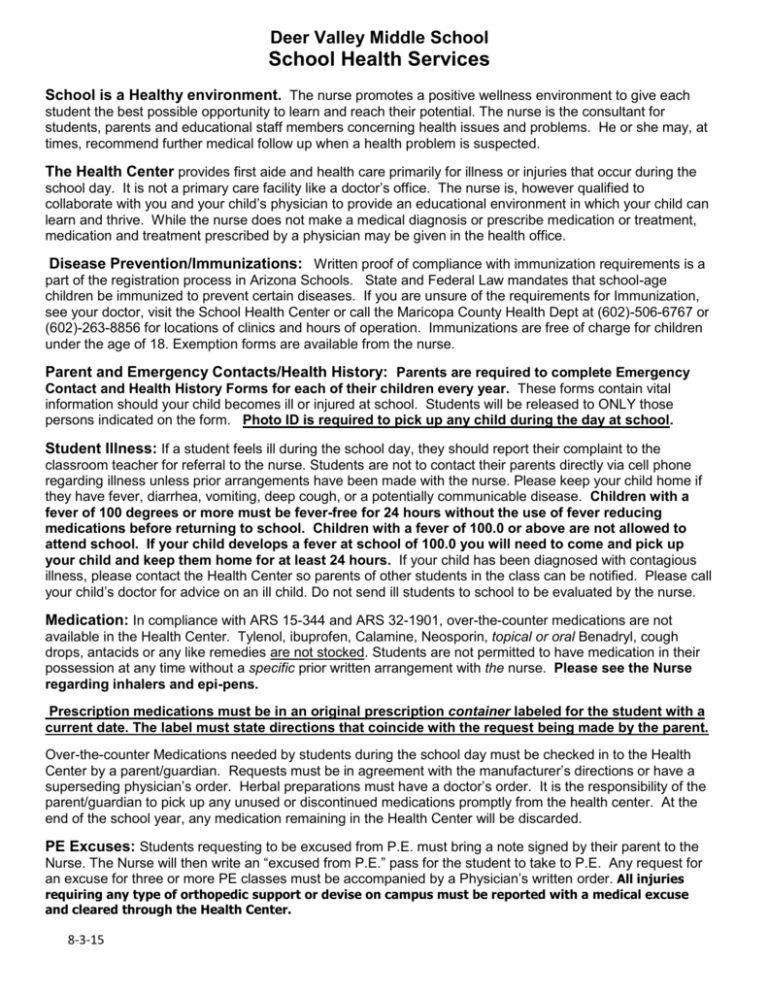 English Deer Valley Unified School District