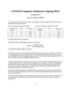 CSCE614 Computer Architecture (Spring 2012)