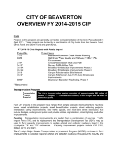 city of beaverton overview fy 2014