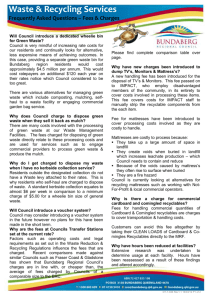 Fees & Charges FAQ`s - Bundaberg Regional Council