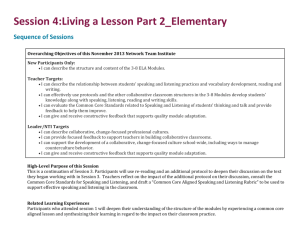 Facilitators Guide: Session 4