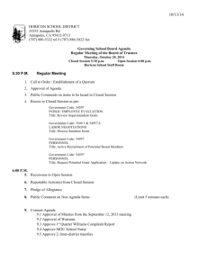 03) Board Agenda 10-20-14 - Horicon Elementary School District