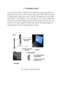5 Pen PC Technology Presentation