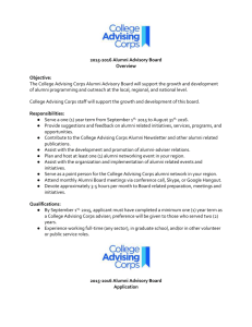 CAC Alumni Advisory Board Application