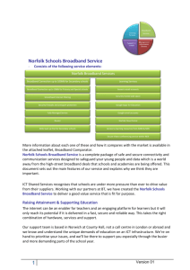 Norfolk Schools Broadband Service