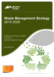 Waste Management Strategy - final adopted version