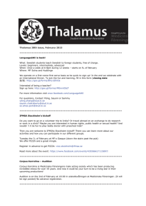 Thalamus 38th issue, February 2015