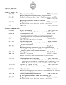 Jamboree Schedule - United States Naval Academy