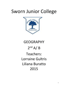 Concept map - Sworn Junior College