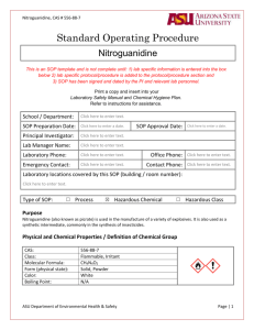 Nitroguanidine (Picrite)