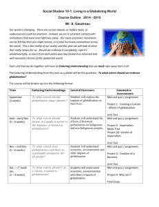 Social Studies 10-1 2014-2015 course outline