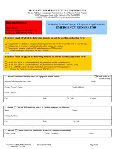 Form 42 - Maryland Department of the Environment