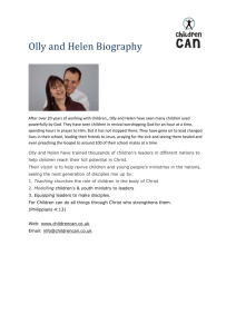 Olly and Helen Biography After over 20 years of working with