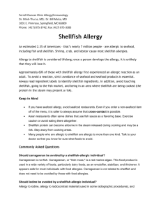 Shellfish Allergy - (417) 875