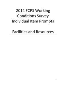 Facilities and Resources