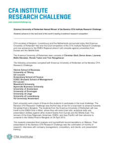 Research Challenge Press Release Template for
