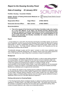 Review of Parking Enforcement Measures on Housing Estates