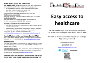 Easy access to healthcare - The Brookside Group Practice