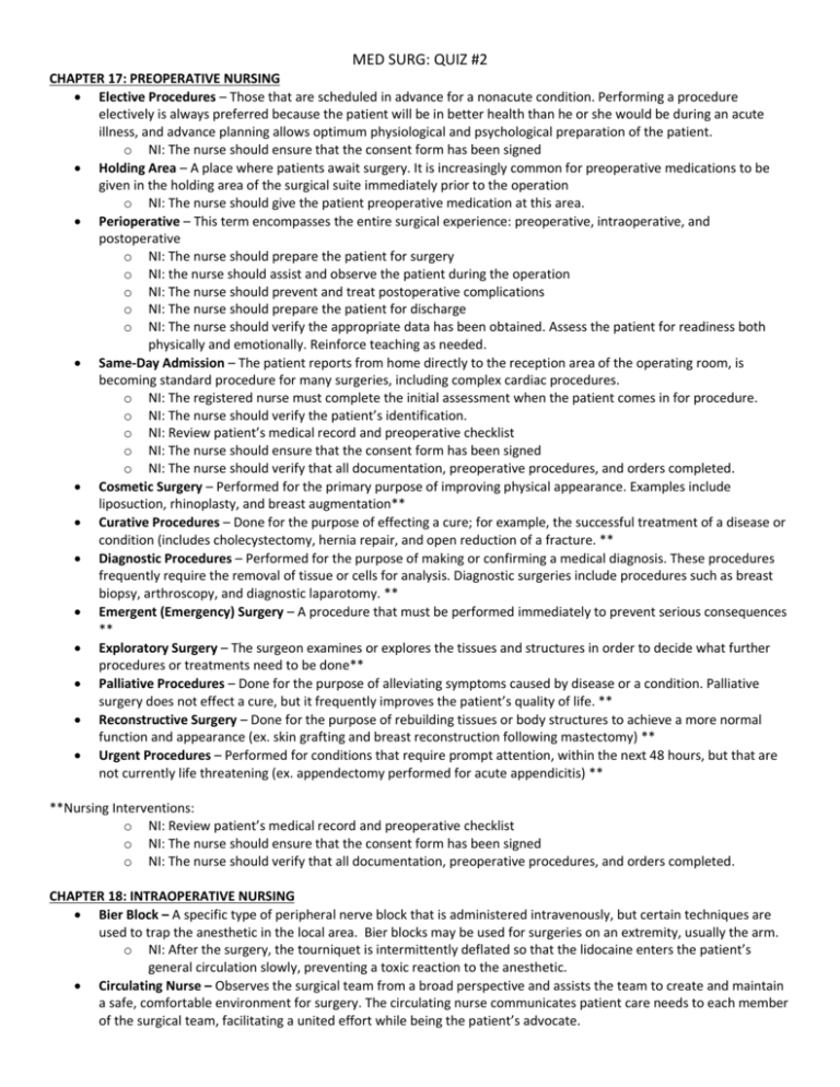 Additional Term Study Guide