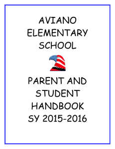 School Handbook: Policies & Procedures