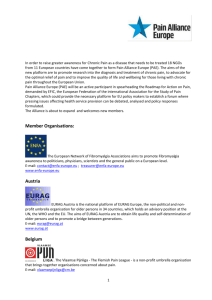 Member Organisations - European Network of Fibromyalgia