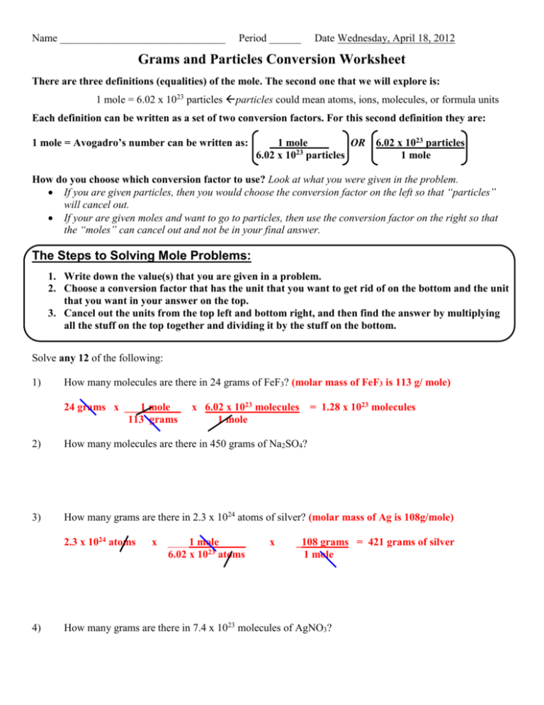 the-mole-and-avogadros-number-worksheet