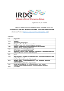 Registered Charity No 1153832 Programme for the 213rd IRDG