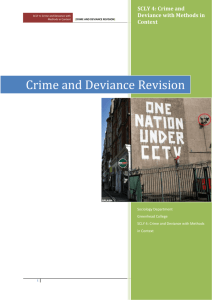 Crime and Deviance Revision