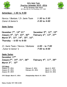 CYO Girls Swimming Registration