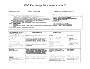 LP-7: Psychology: Neuroscience Unit