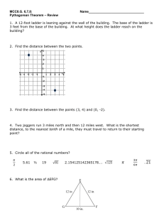 Unit 3 Test: Geometric Applications of Exponents