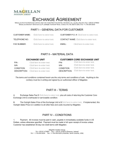 Magellan Group Exchange Agreement