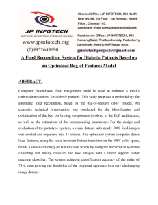 A Food Recognition System for Diabetic Patients Based on an