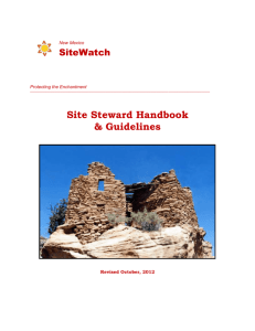 Site Steward Handbook - Historic Preservation Division