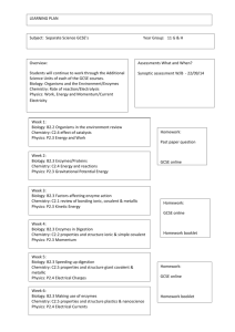 Y11 Separate Sciences