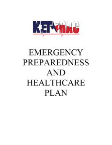 final 2013 - emergency preparedness and healthcare